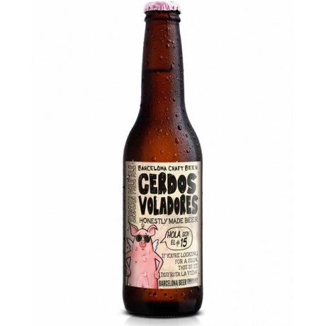 Cerveza Cerdos Voladores IPA 33cl
